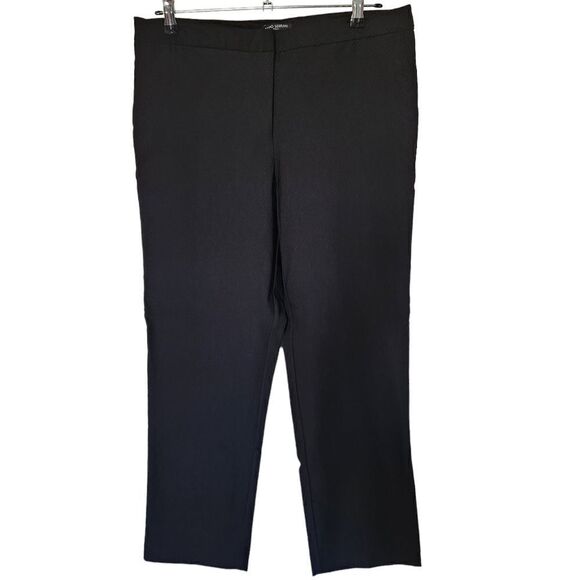 Mario Serrani Italy Womens Business Career Patterned Straight Leg Pants Size 12 - Picture 1 of 9